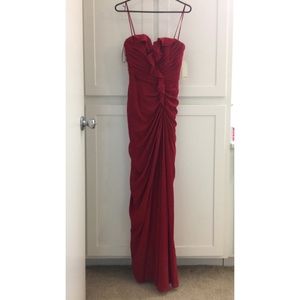 BRAND NEW WITH TAGS Red Badgley Mischka Dress